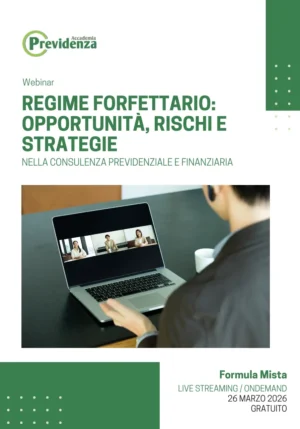Regime forfettario - Accademia Previdenza