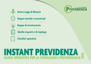 Instant Previdenza 2026: La guida per orientarsi nella consulenza previdenziale - Accademia Previdenza